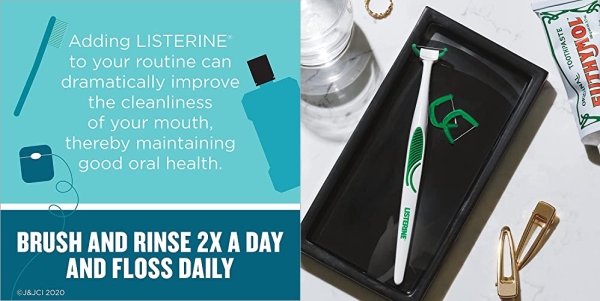 Purchase Listerine Ultraclean Access Flosser Starter Kit, Proper & Durable Oral Care & Hygiene, Effective Plaque Removal, Teeth & Gum Protection, PFAS Free, 1 Pack on Amazon.com