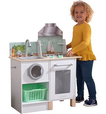 Purchase KidKraft Whisk & Wash Kitchen & Laundry with 1 Piece Accessory Play Set, Gift for Ages 3+ at Amazon.com