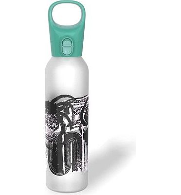 Purchase Pyrex 17.5-Oz Color Changing Glass Water Bottle with Silicone Coating, Leakproof and Textured Glass Reusable Water Bottle, Eco-Friendly, BPA-Free Silicone Coating, Textural Art at Amazon.com