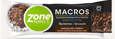 Purchase Zone Perfect Macros Bars, with 15g Protein, 1g Sugars and 18 Vitamins & Minerals, Chocolatey Cereal, 5 Count (Pack of 4) at Amazon.com