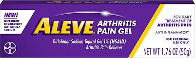 Purchase Aleve Arthritis Gel, Diclofenac Sodium Gel 1% (NSAID) for Topical Arthritis Pain Relief Tube, 1.76 Oz at Amazon.com