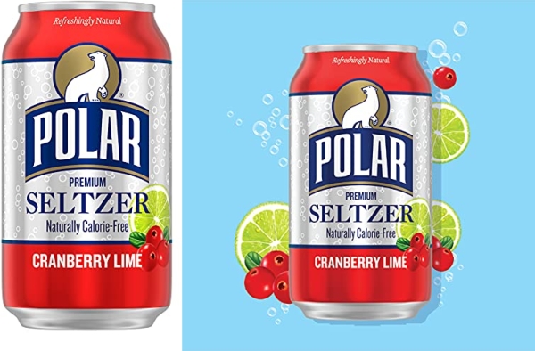 Purchase Polar Seltzer Water Cranberry Lime, 12 fl oz cans, 24 pack on Amazon.com