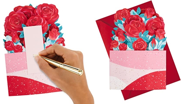 Purchase Hallmark Paper Wonder Romantic Pop Up Valentines Day Card, Displayable Bouquet (Roses) on Amazon.com