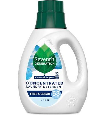 Purchase Seventh Generation Concentrated Laundry Detergent Liquid Free & Clear Fragrance Free 40 oz at Amazon.com