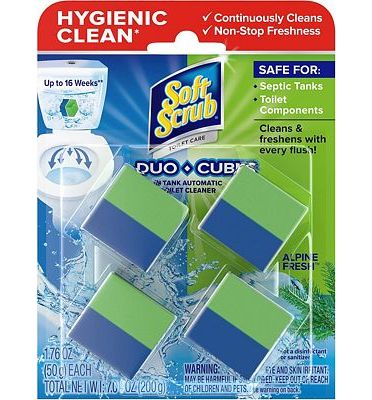 Purchase Soft Scrub in-Tank Toilet Cleaner Duo-Cubes, Alpine Fresh, 4 Count at Amazon.com