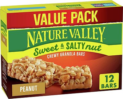Purchase Nature Valley Granola Bars, Sweet and Salty Nut, Peanut, 1.2 oz, 12 ct at Amazon.com