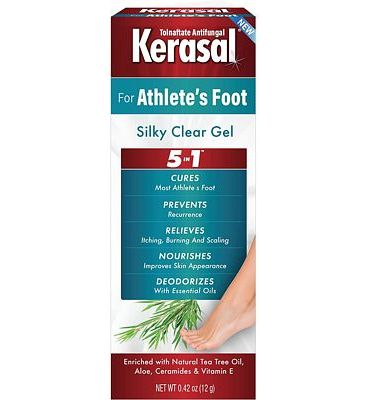 Purchase Kerasal 5-in-1 Athlete's Foot Silky Clear Gel, 0.42 oz at Amazon.com