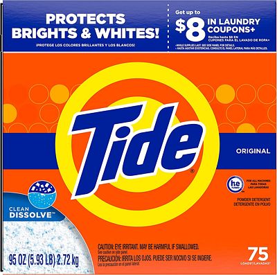 Purchase Tide Original HE Turbo Powder Laundry Detergent, 95 Oz at Amazon.com