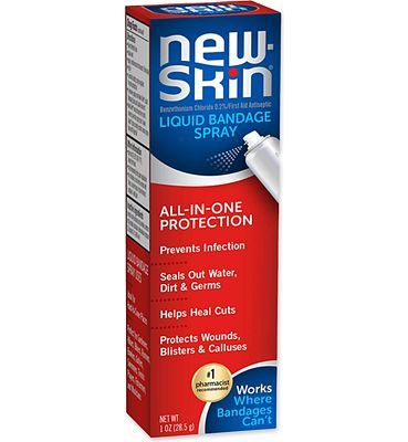 Purchase NEW-SKIN Liquid Bandage Spray for Cuts and Minor Scrapes, 1 Ounce at Amazon.com