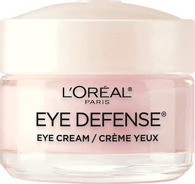 Purchase Eye Cream to Reduce Puffiness, Lines and Dark Circles, L'Oreal Paris Skincare Dermo-Expertise Eye Defense Eye Cream with Caffeine and Hyaluronic Acid For All Skin Types, 0.5 oz. at Amazon.com