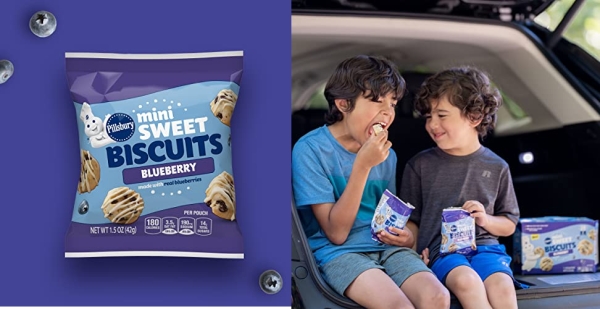 Purchase Pillsbury Mini Sweet Biscuits, Blueberry, 10.5 oz, 7 Count Box on Amazon.com