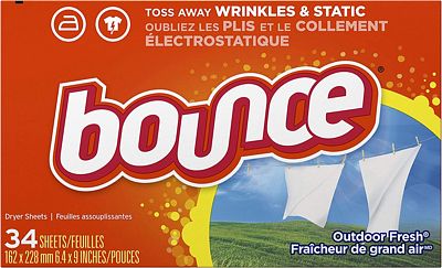 Purchase Bounce Fabric Softener Dryer Sheets, Outdoor Fresh Scent, 34 Count at Amazon.com
