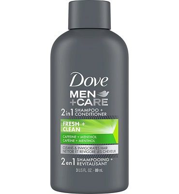 Purchase Dove Men+Care Fortifying 2 in 1 Shampoo and Conditioner for Normal to Oily Hair Fresh and Clean with Caffeine Helps Strengthen Thinning Hair 3 oz at Amazon.com