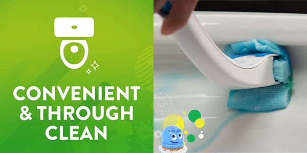 Purchase Scrubbing Bubbles Fresh Brush Starter, 1 Pack + Fresh Brush Refills, Citrus, 1 Pack + Fresh Gel Toilet Cleaning Stamp, Citrus, 1 Pack on Amazon.com