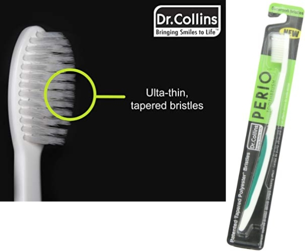 Purchase Dr. Collins Perio Toothbrush, (colors vary) on Amazon.com