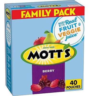 Purchase Mott's Fruit Flavored Snacks, Berry, Family Pack, Gluten Free, 40 ct at Amazon.com