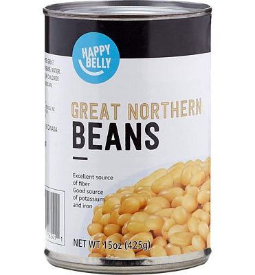 Purchase Amazon Brand - Happy Belly Great Northern Beans, 15 Ounce at Amazon.com