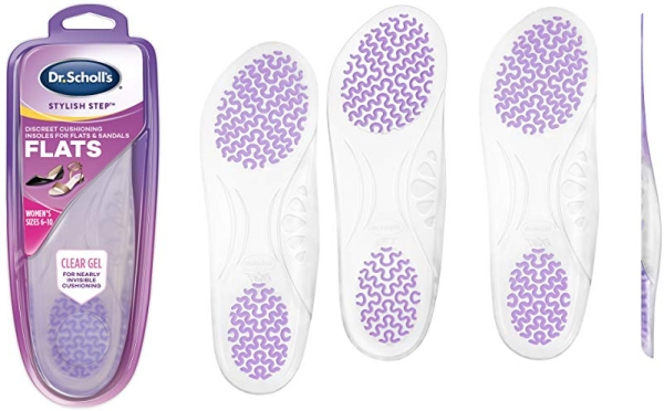 Purchase Dr. Scholl's Cushioning Insoles for Flats and Sandals, All-Day Comfort in Flats, Boots, (for Women's 6-10), 1 Pair on Amazon.com