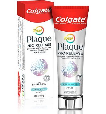 Purchase Colgate Total Plaque Pro Release Fresh Mint Toothpaste, 1 Pack, 3.0 Oz Tube at Amazon.com