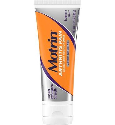 Purchase Motrin Arthritis Pain Relief Diclofenac Sodium Topical Gel 1%, Anti-Inflammatory Cream for Arthritis Pain in Hands, Wrists, Elbows, Knees, Feet & Ankles, NSAID Pain Relief Gel, 3.53 Oz at Amazon.com