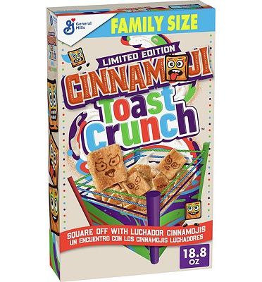 Purchase Original Cinnamon Toast Crunch Breakfast Cereal, Crispy Cinnamon Cereal, 18.8 oz. Family Size Cereal Box at Amazon.com