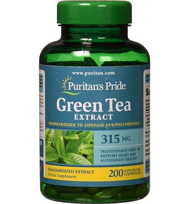 Purchase Puritans Pride Green Tea Standardized Extract 315 Mg Capsules, 200 Count at Amazon.com