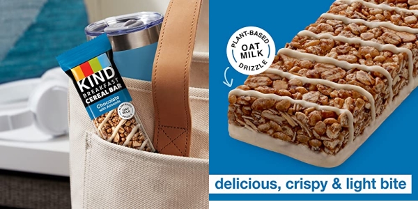 Purchase KIND Breakfast Cereal Bars, Gluten Free Snacks, Chocolate with Almonds, 9.3oz Box (36 Bars) on Amazon.com