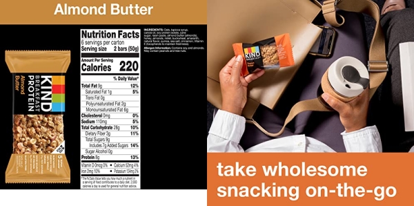 Purchase KIND Breakfast Bars, Variety Pack, Honey Oat, Almond Butter, Peanut Butter, Healthy Snacks, Gluten Free, 18 Count on Amazon.com