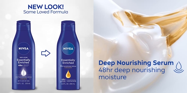 Purchase NIVEA Essentially Enriched Body Lotion for Dry Skin, 6.8 Fl Oz Bottle on Amazon.com
