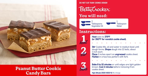 Purchase Betty Crocker Peanut Butter Snack Size Cookie Mix 7.2 oz on Amazon.com