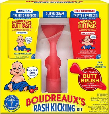 Purchase Boudreaux's Butt Paste Complete Rash Kicking Kit, Diaper Rash Cream Ointments for Baby & Applicator at Amazon.com