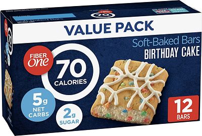 Purchase Fiber One 70 Calorie Bar, Birthday Cake, 12 ct (Pack of 12) at Amazon.com