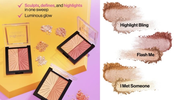 Purchase wet n wild MegaGlo Blushlighter| Blush & Highlighter Duo| Shimmer Metallic Finish| Highlight Bling on Amazon.com