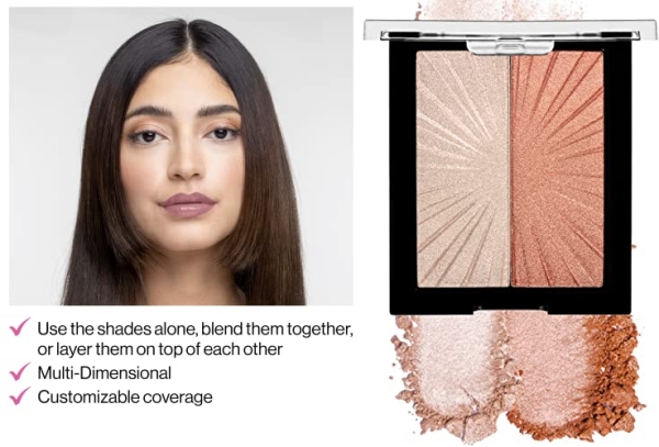 Purchase wet n wild MegaGlo Blushlighter| Blush & Highlighter Duo| Shimmer Metallic Finish| Highlight Bling on Amazon.com