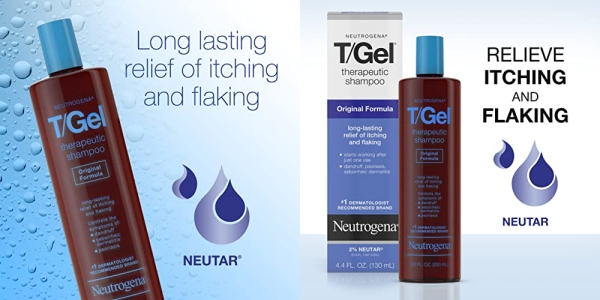Purchase Neutrogena T/Gel Therapeutic Shampoo Original Formula, Anti-Dandruff Treatment for Long-Lasting Relief of Itching and Flaking Scalp as a Result of Psoriasis and Seborrheic Dermatitis, 8.5 Fl Oz on Amazon.com