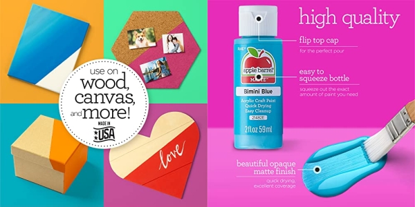 Purchase Apple Barrel Acrylic Paint in Assorted Colors (2 oz), Candy Pink on Amazon.com