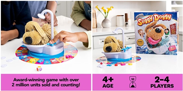 Purchase Soggy Doggy, The Showering Shaking Wet Dog Award-Winning Kids Game Board Game for Family Night Fun Games for Kids Toys & Games, for Kids Ages 4 and up on Amazon.com