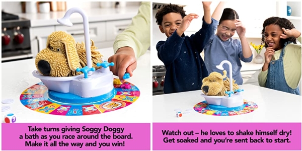 Purchase Soggy Doggy, The Showering Shaking Wet Dog Award-Winning Kids Game Board Game for Family Night Fun Games for Kids Toys & Games, for Kids Ages 4 and up on Amazon.com