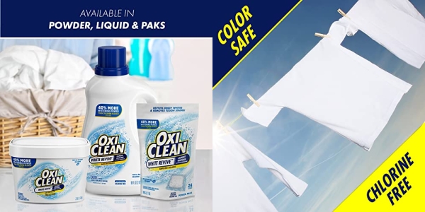 White Revive™ Laundry Whitener + Stain Remover Paks