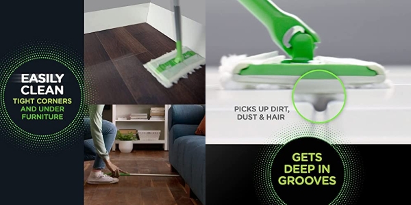 Purchase Swiffer Sweeper Dry Mop Refills for Floor Mopping and Cleaning, All Purpose Floor Cleaning Product, Unscented, 52 Count on Amazon.com