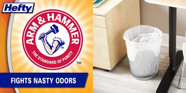 Purchase Hefty Flap Tie Small Trash Bags - Lavender & Sweet Vanilla, 4 Gallon, 26 Count on Amazon.com