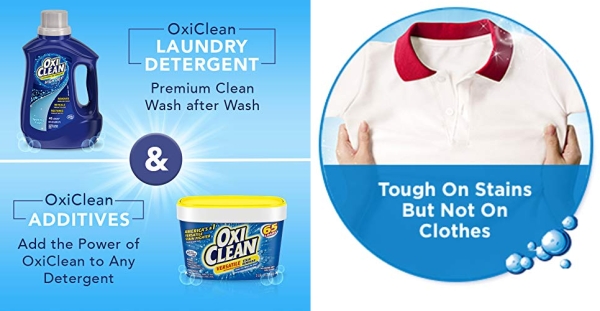 Purchase OxiClean High Def Sparkling Fresh Liquid Laundry Detergent, 60 oz. on Amazon.com