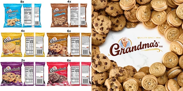 Purchase Grandma's Cookies Variety Pack, 30 Count on Amazon.com