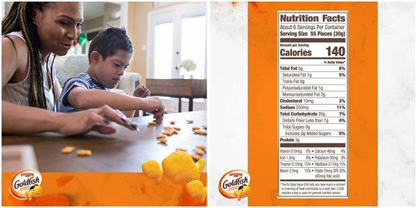 Purchase Pepperidge Farm, Goldfish, Crackers, Cheddar, 6.6 oz., Bag, 6-count on Amazon.com