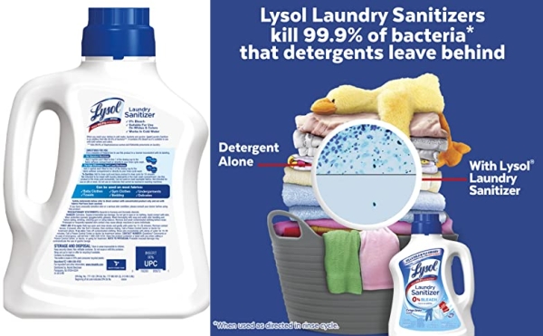 Purchase Lysol Laundry Sanitizer Additive, Crisp Linen, 90oz on Amazon.com