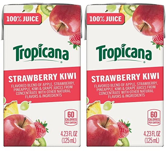Purchase Tropicana 100% Juice Box, Strawberry Kiwi, 4.23oz, 44 Count on Amazon.com