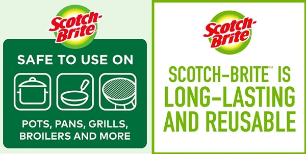 Purchase Scotch-Brite Stainless Steel Scrubbers, 3 Pack on Amazon.com