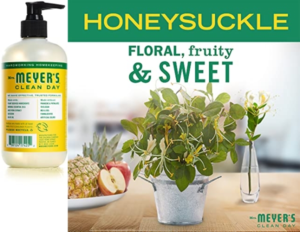 Purchase Mrs. Meyer's Clean Day Hand Soap, Honeysuckle, 12.5 fl oz, 3 ct on Amazon.com