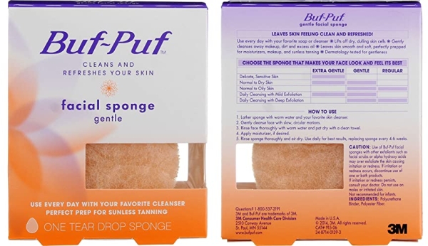 Purchase Buf-Puf Gentle Facial Sponge on Amazon.com