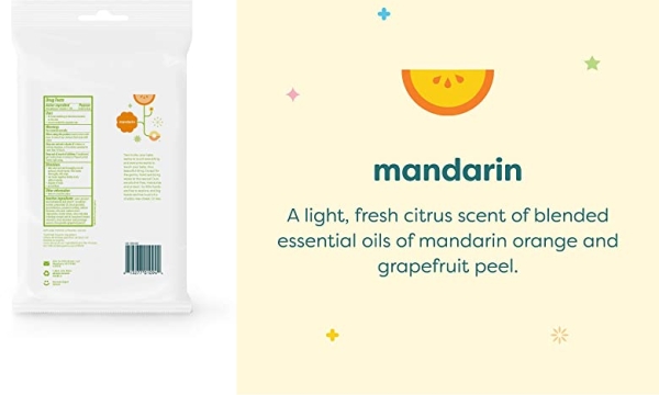 Purchase Babyganics Alcohol-Free Hand Sanitizing Wipes, Mandarin, On-The-Go, 20 count reseal pack (Pack of 4) on Amazon.com